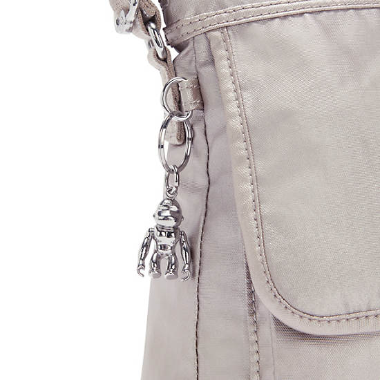 Sacs Crossbody Kipling Aisling Metallic Argent | FR 2168FD